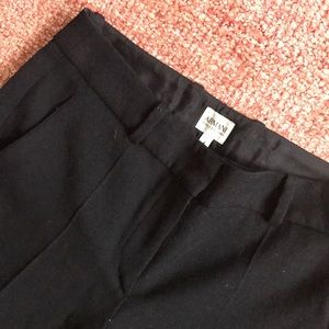 Armani Collezioni navy 100% wool trousers